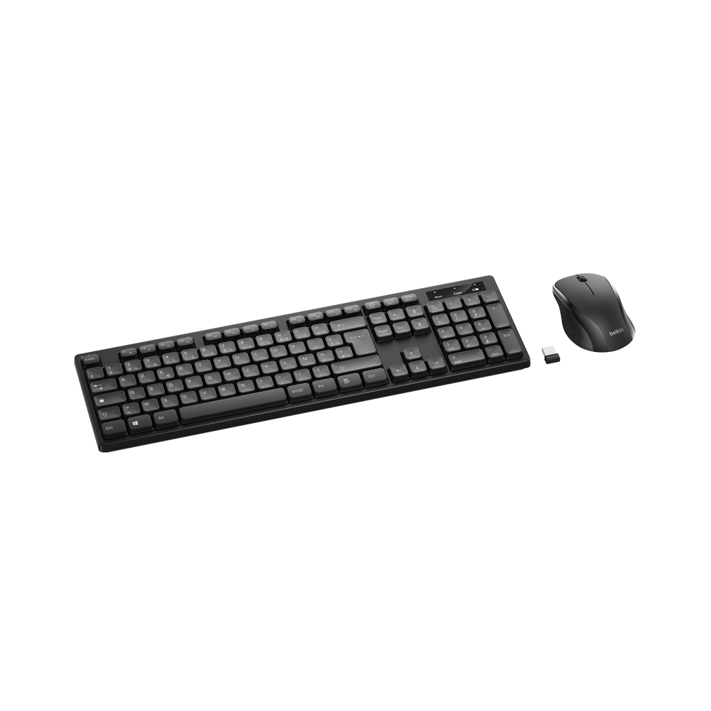 Ensemble Clavier et Souris Sans Fil Belkin AZERTY / Noir