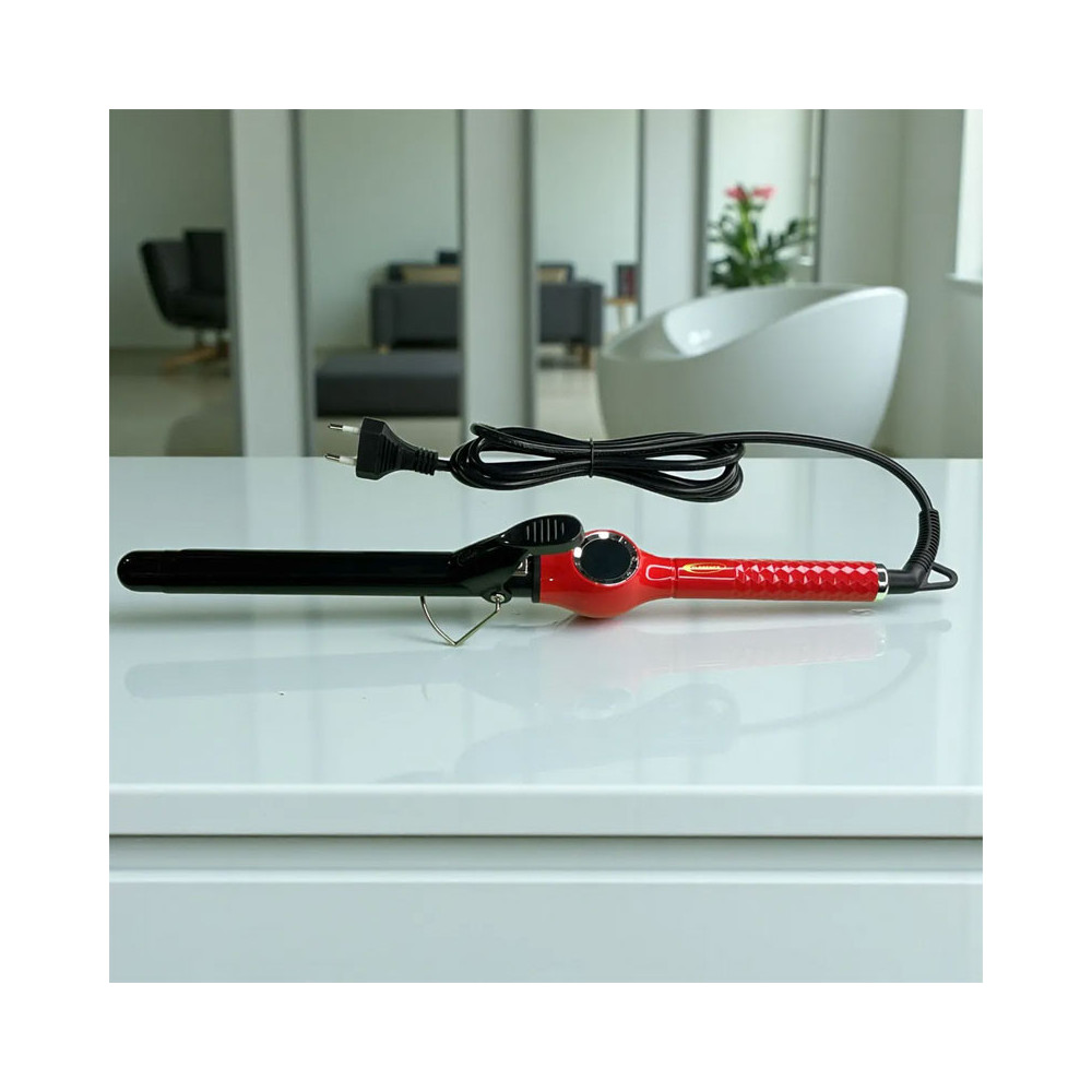 Boucleur de Cheveux avec Afficheur Florence 75W / Rouge