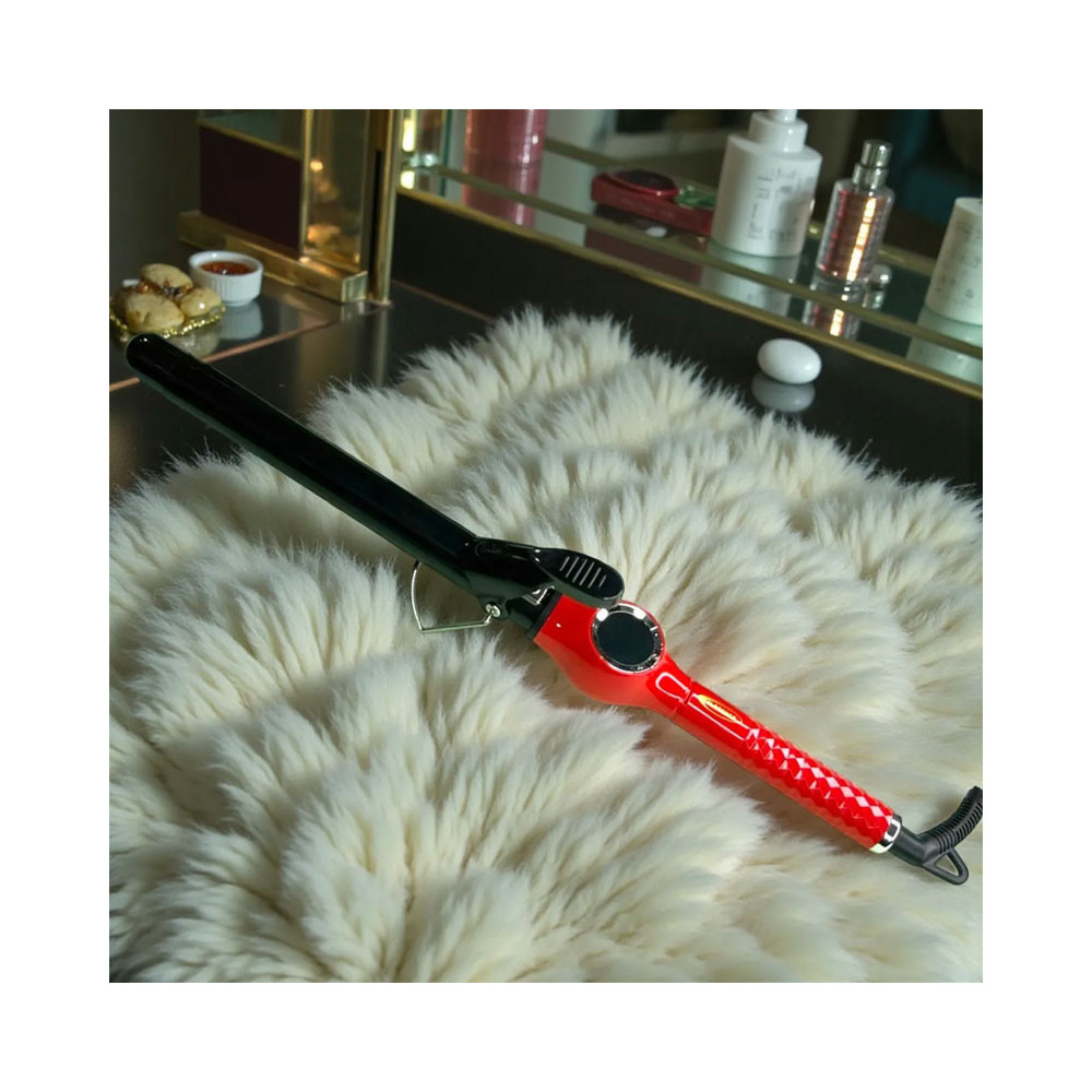 Boucleur de Cheveux avec Afficheur Florence 75W / Rouge