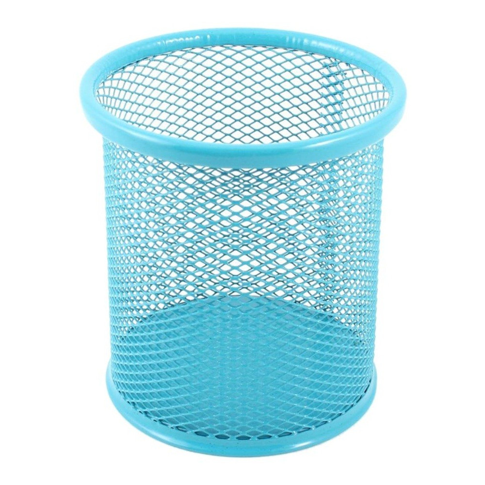 Porte Stylo Cylindre en métal / Bleu