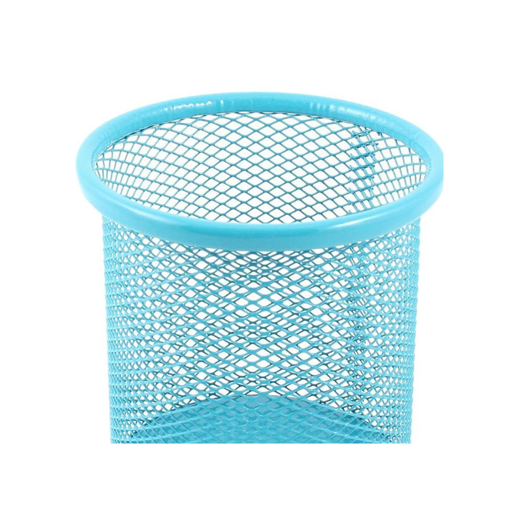 Porte Stylo Cylindre en métal / Bleu