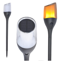 Lampe torche solaire LED Forever Light SUNARI FLS-230 / Noir