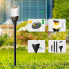 Lampe torche solaire LED Forever Light SUNARI FLS-230 / Noir