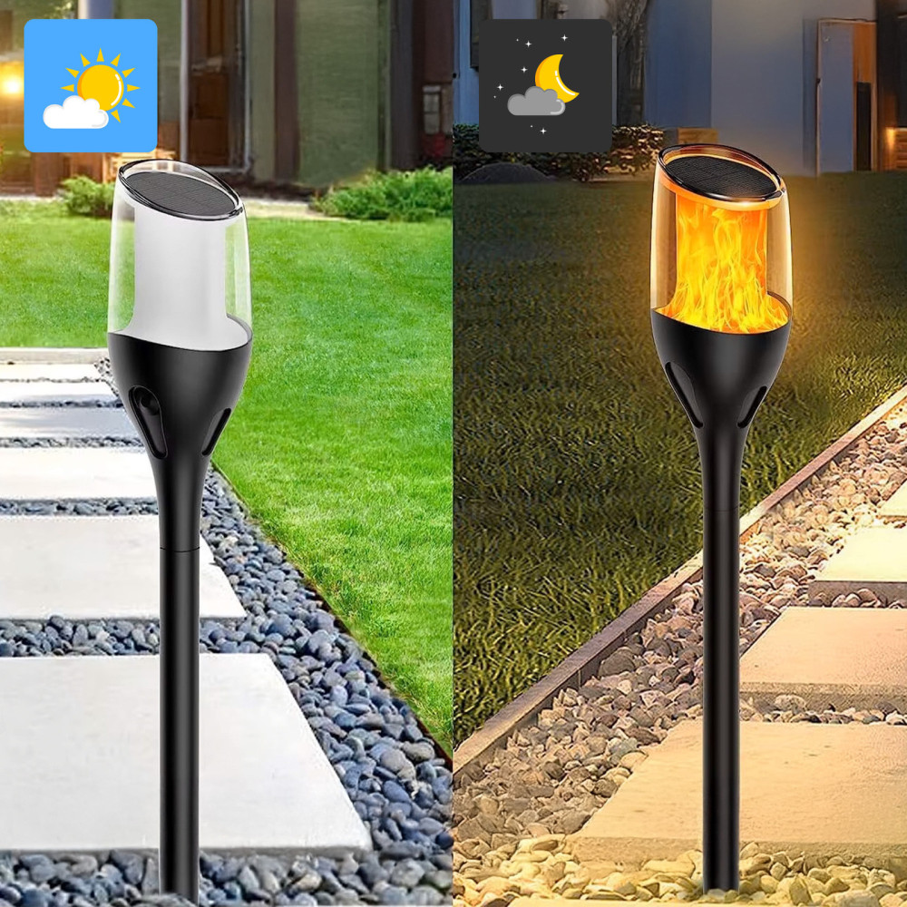 Lampe torche solaire LED Forever Light SUNARI FLS-230 / Noir