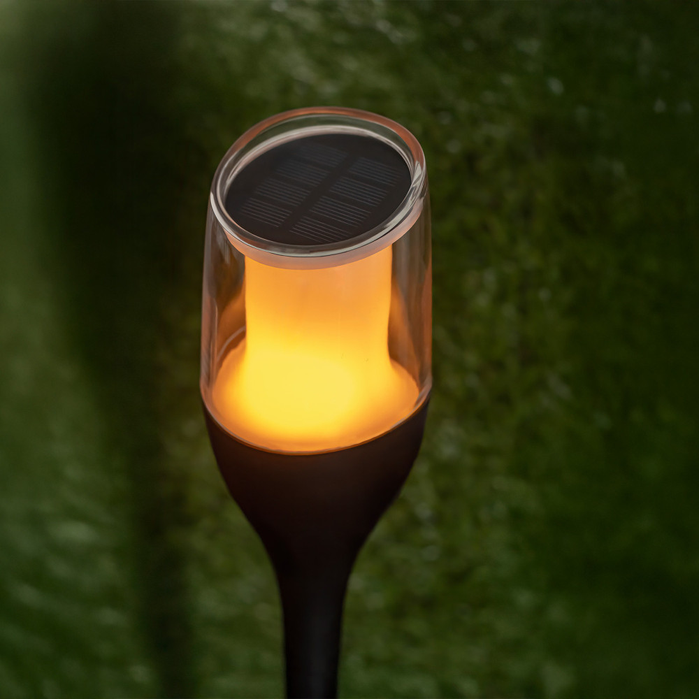 Lampe torche solaire LED Forever Light SUNARI FLS-230 / Noir