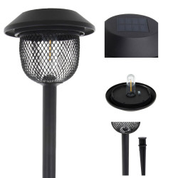 Lanterne solaire LED Forever Light en acier SUNARI FLS-30 noir