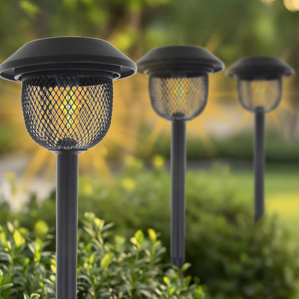 Lanterne solaire LED Forever Light en acier SUNARI FLS-30 noir