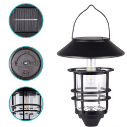 Lanterne solaire LED Forever Light SUNARI FLS-40 / Noir