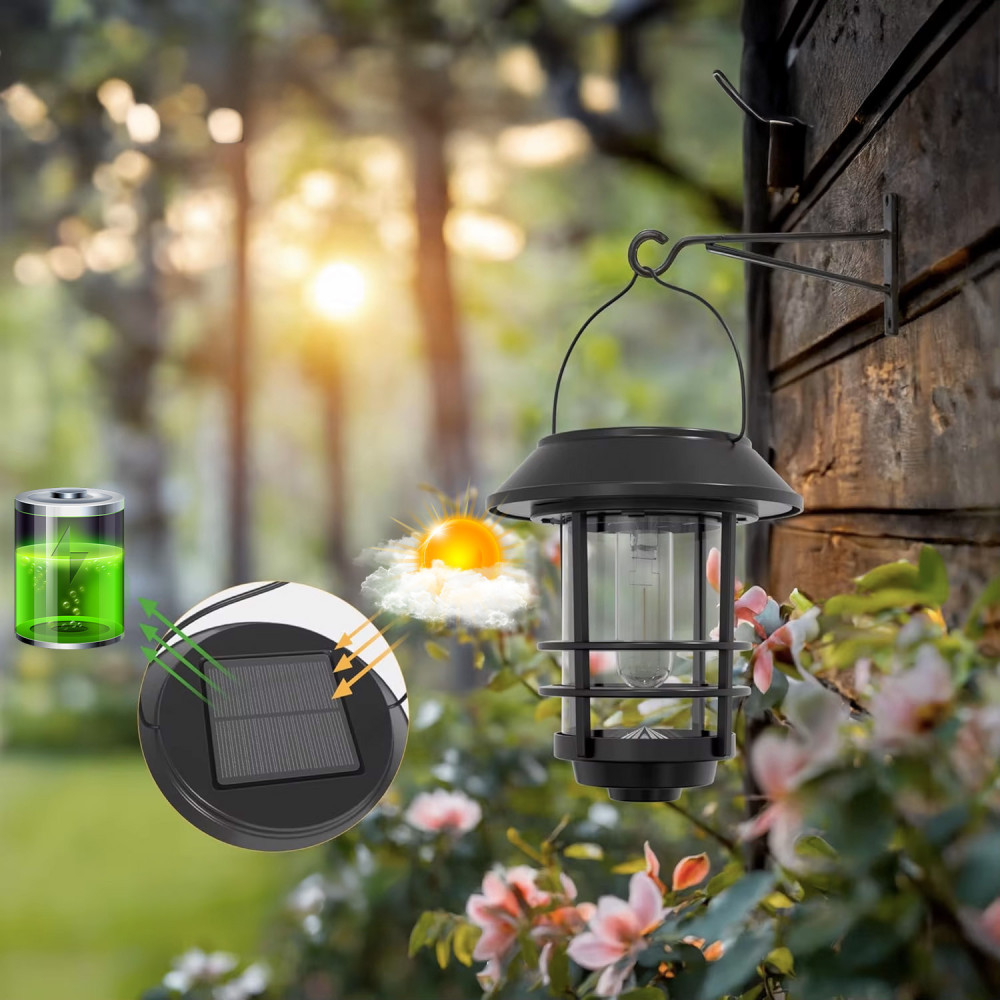Lanterne solaire LED Forever Light SUNARI FLS-40 / Noir