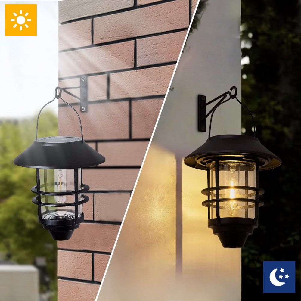 Lanterne solaire LED Forever Light SUNARI FLS-40 / Noir