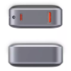 Power Bank KSIX 10 000 mAh, PD 22,5 W, charge rapide / Gris