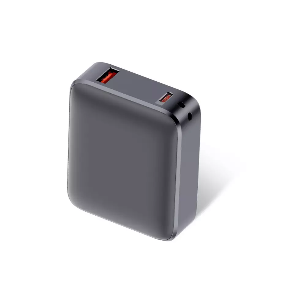 Power Bank KSIX 10 000 mAh, PD 22,5 W, charge rapide / Gris