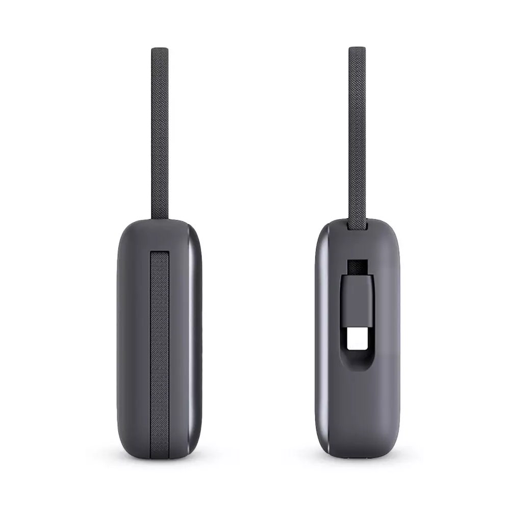 Power Bank KSIX 10 000 mAh, charge rapide 22,5 W, câbles Lightning intégre