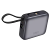 Power Bank KSIX 10 000 mAh, charge rapide 22,5 W, câbles Lightning intégre