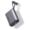 Power Bank KSIX 20 000 mAh, charge rapide PD 22,5 W, câbles USB-C et Lightning