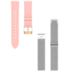 Montre Connectee Ksix Lya Rose & Silver 1,19" / 2 Bracelets (metal + Silicone)