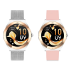Montre Connectee Ksix Lya Rose & Silver 1,19" / 2 Bracelets (metal + Silicone)