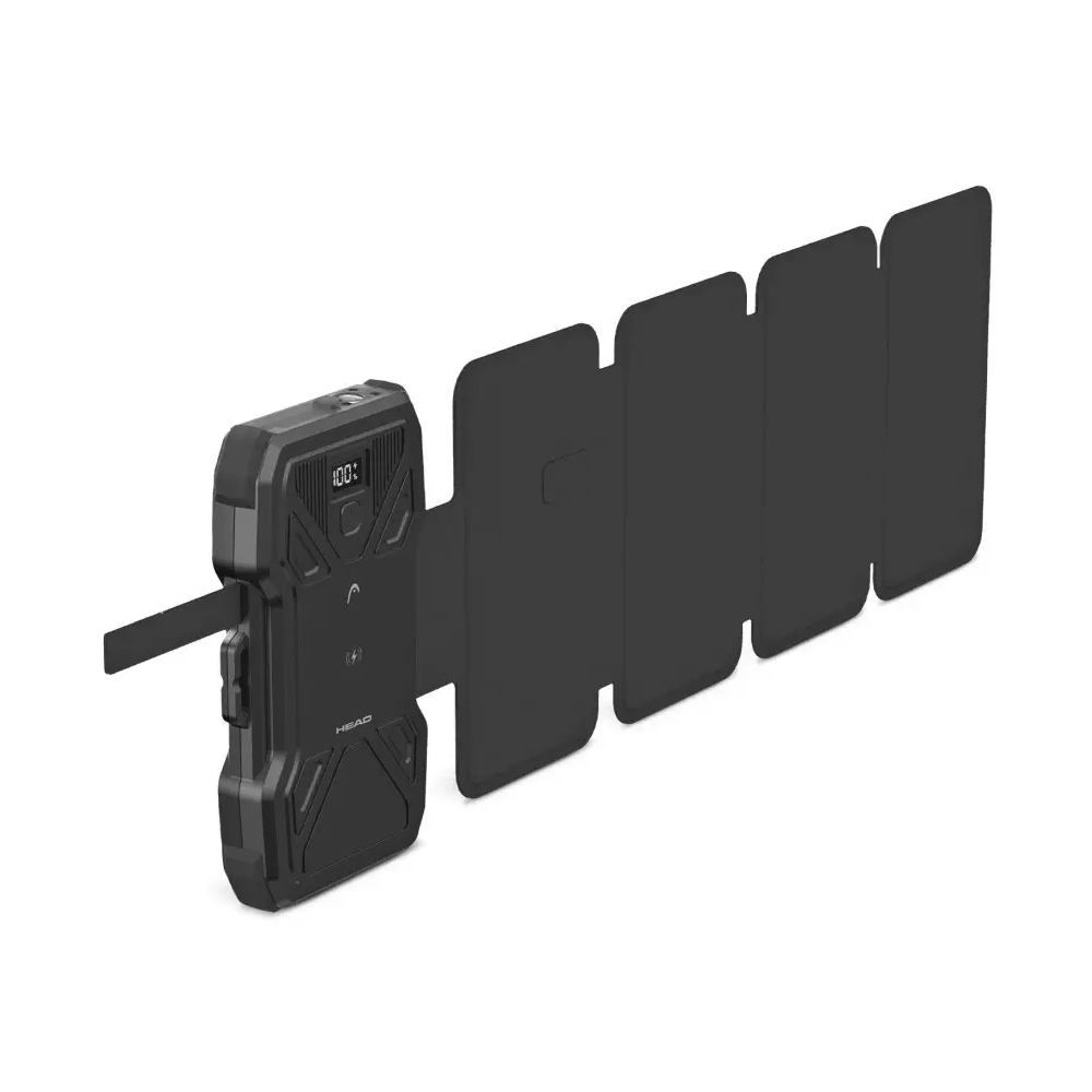 Power Bank Solaire HEAD 10 000 mAh – HDPB01 / Noir