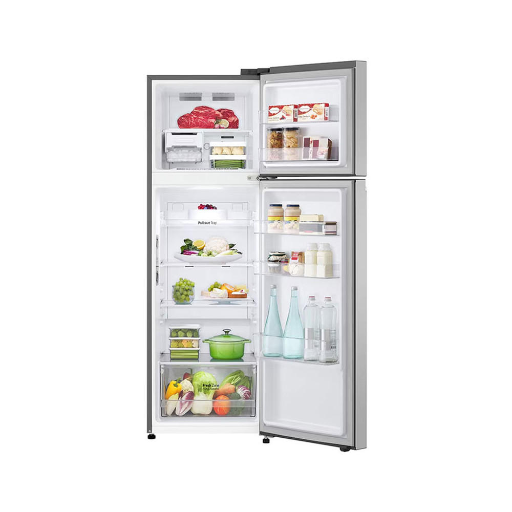 Réfrigérateur LG NoFrost INVERTER Double Portes 285 Litres / INOX