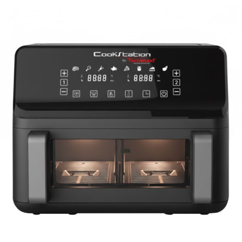 AirFryer TECHWOOD DUO 9 Litres / 2700W / Noir