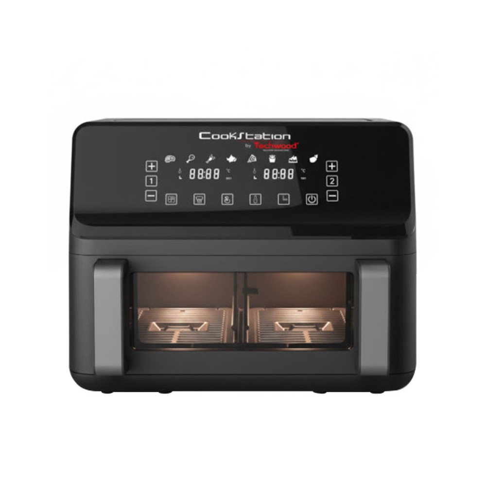 AirFryer TECHWOOD DUO 9 Litres / 2700W / Noir