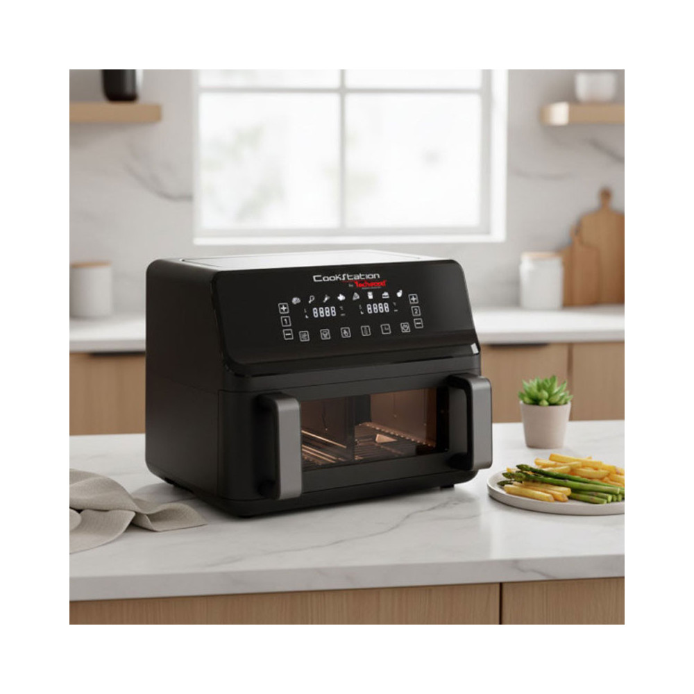 AirFryer TECHWOOD DUO 9 Litres / 2700W / Noir