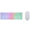 Ensemble Clavier & Souris Gaming THE G-LAB Combo Hydrogen / Blanc