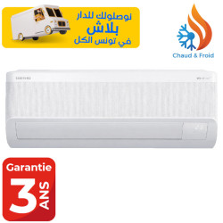 Climatiseur Samsung 12 000 BTU / INVERTER / Chaud Froid / Technologie WindFree