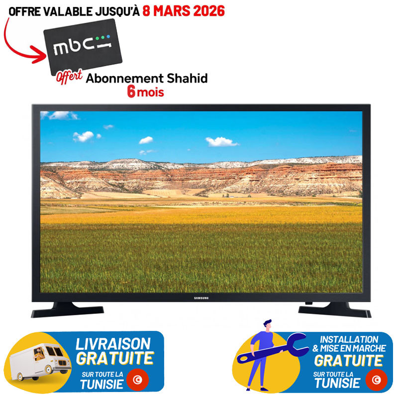 TV Samsung 43" Série 5 Smart TV / Full HD / Wifi + 6 Mois Abonnement SHAHID OFFERT