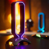 SUPPORT CASQUE G-LAB RGB 2USB UB / BLACK