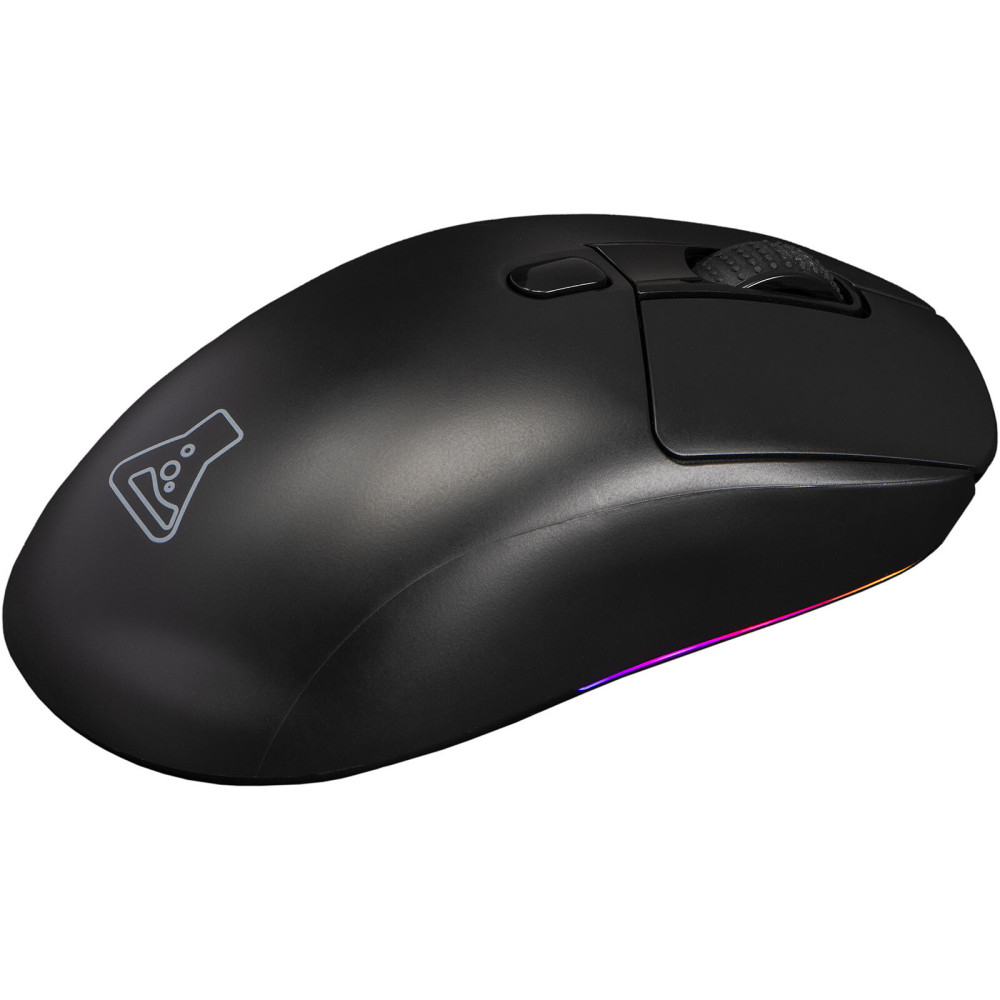 Souris G-Lab KULT Titanium / Wireless 12000 DPI RGB / Noir