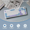 Clavier gaming G-LAB KEYS ELITE 400 RGB WHITE/BLUE