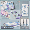Clavier gaming G-LAB KEYS ELITE 400 RGB WHITE/BLUE