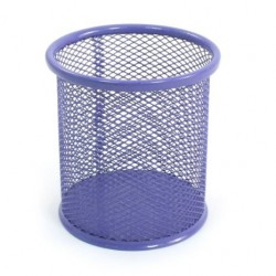 Porte Stylo Cylindre en métal / Violet