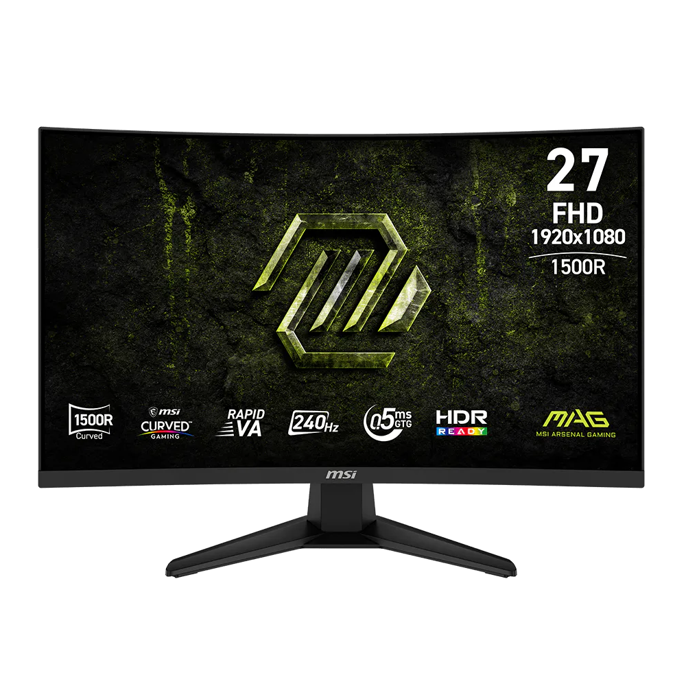 Écran Gaming MSI MAG275CF X24 CURVED 27" FHD RAPID VA 240Hz 0.5ms HDMI/DP / Noir