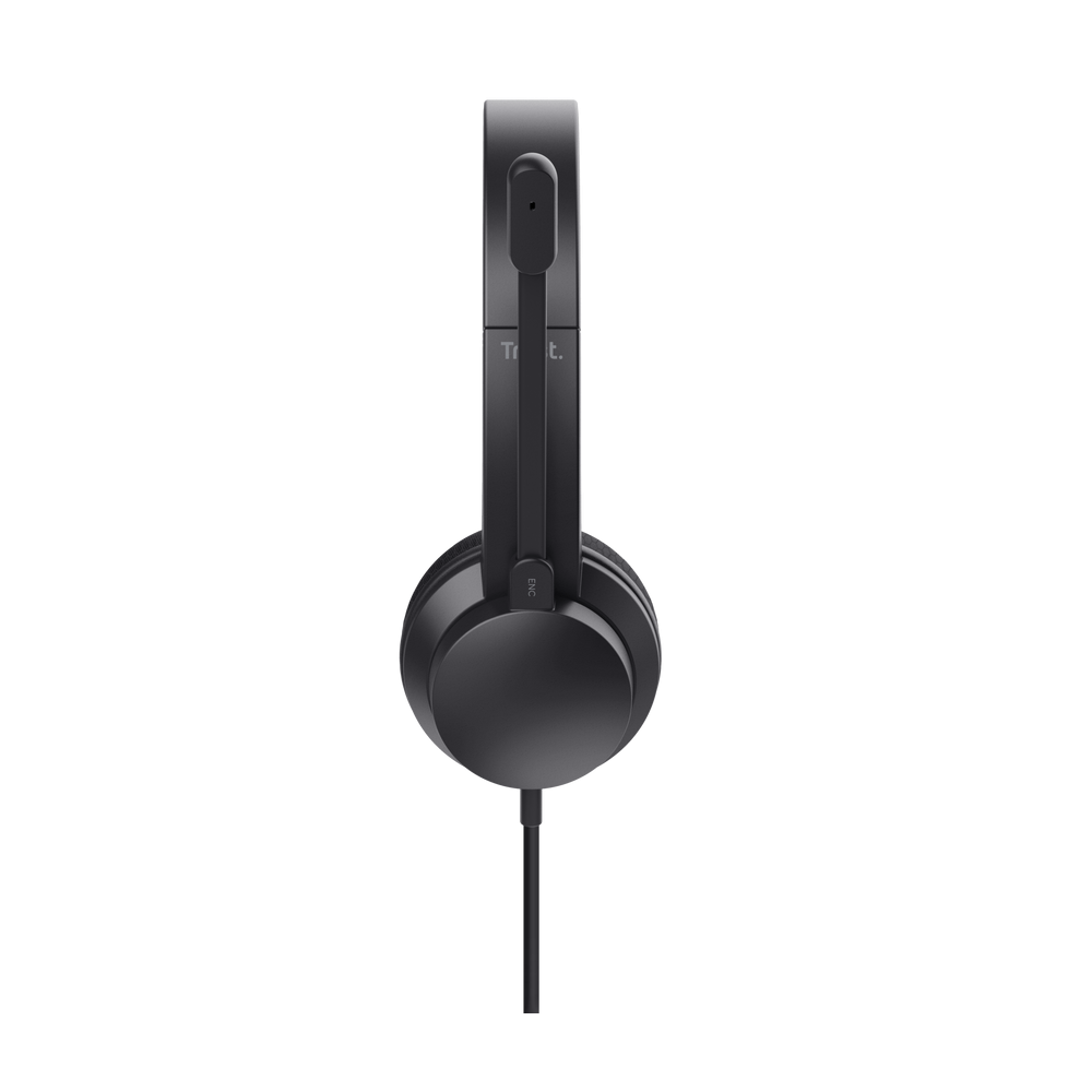 Micro Casque Filaire Trust Ayda USB Pour PC/ Noir