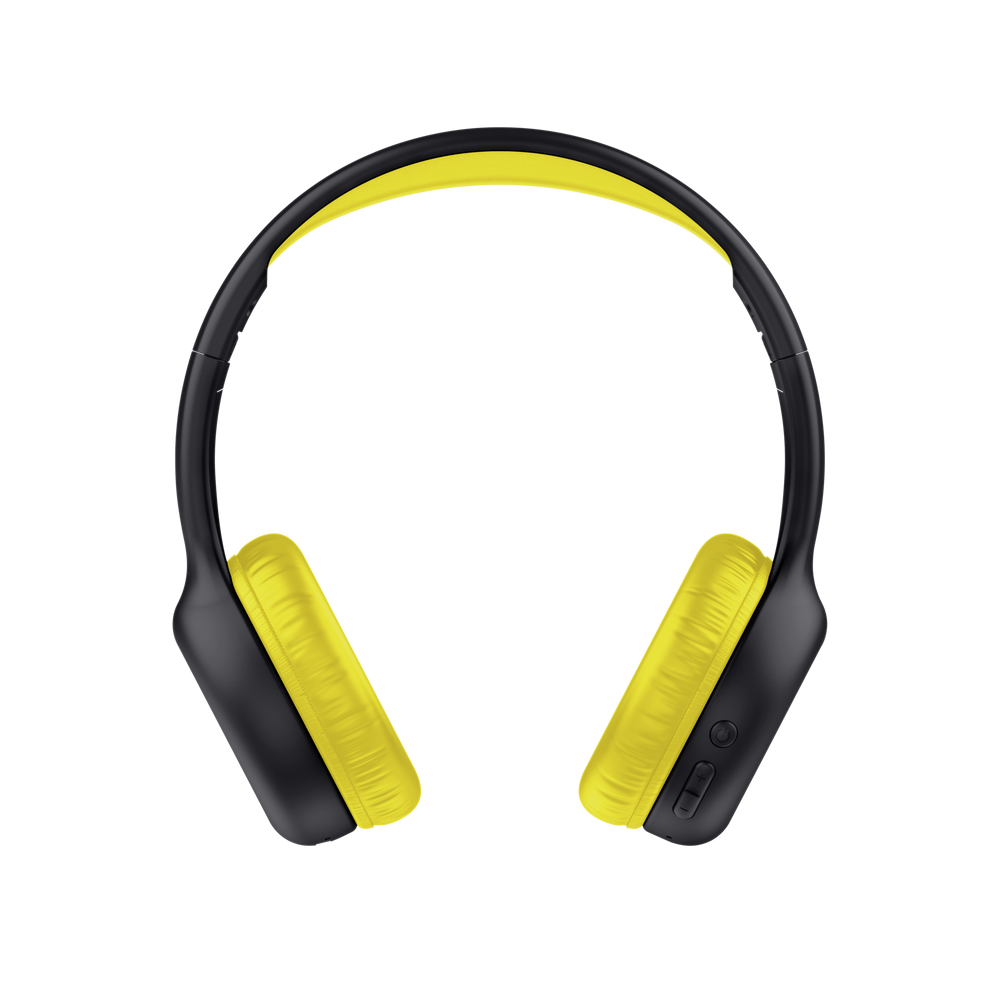 Casque sans fil Bluetooth Trust Nouna Kids / Jaune/Noir