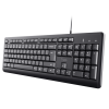 Clavier Filaire TRUST PRIMO AZERTY Français / Noir