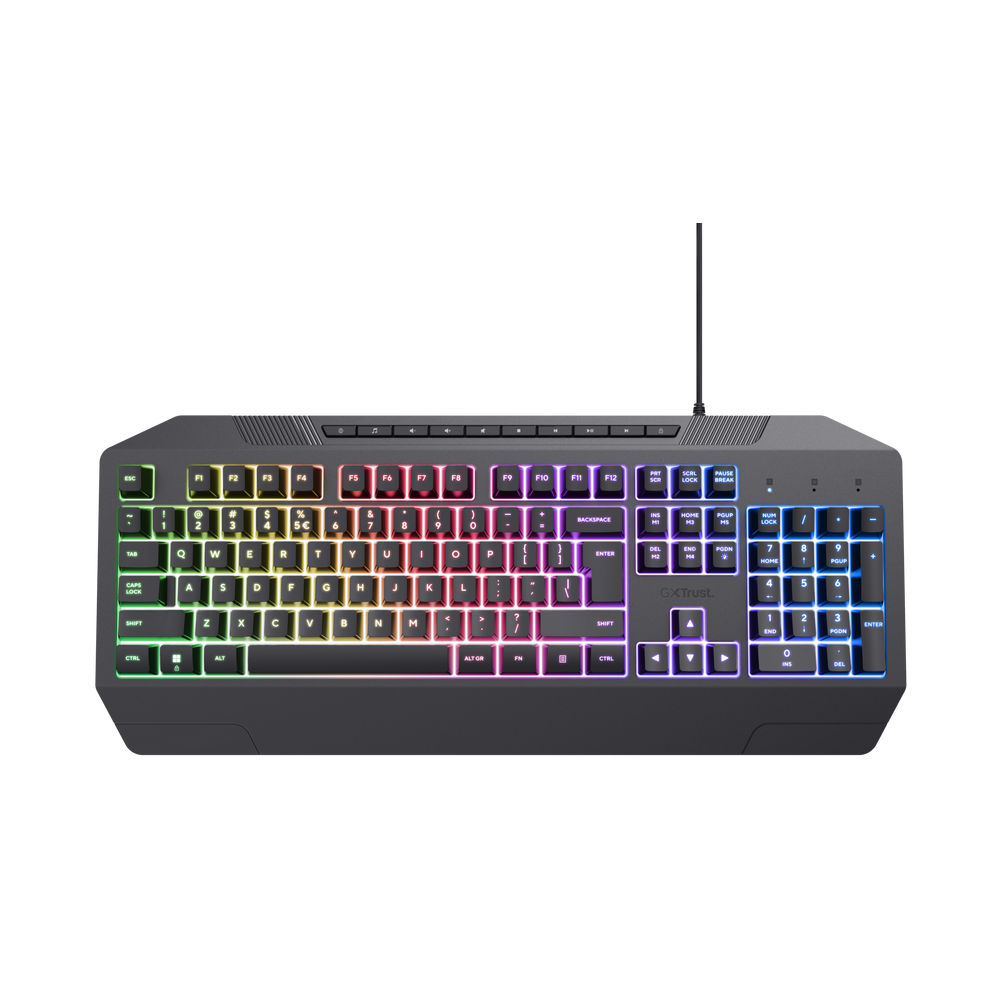 Clavier Gamer Filaire TRUST GXT 836 Evocx / Noir
