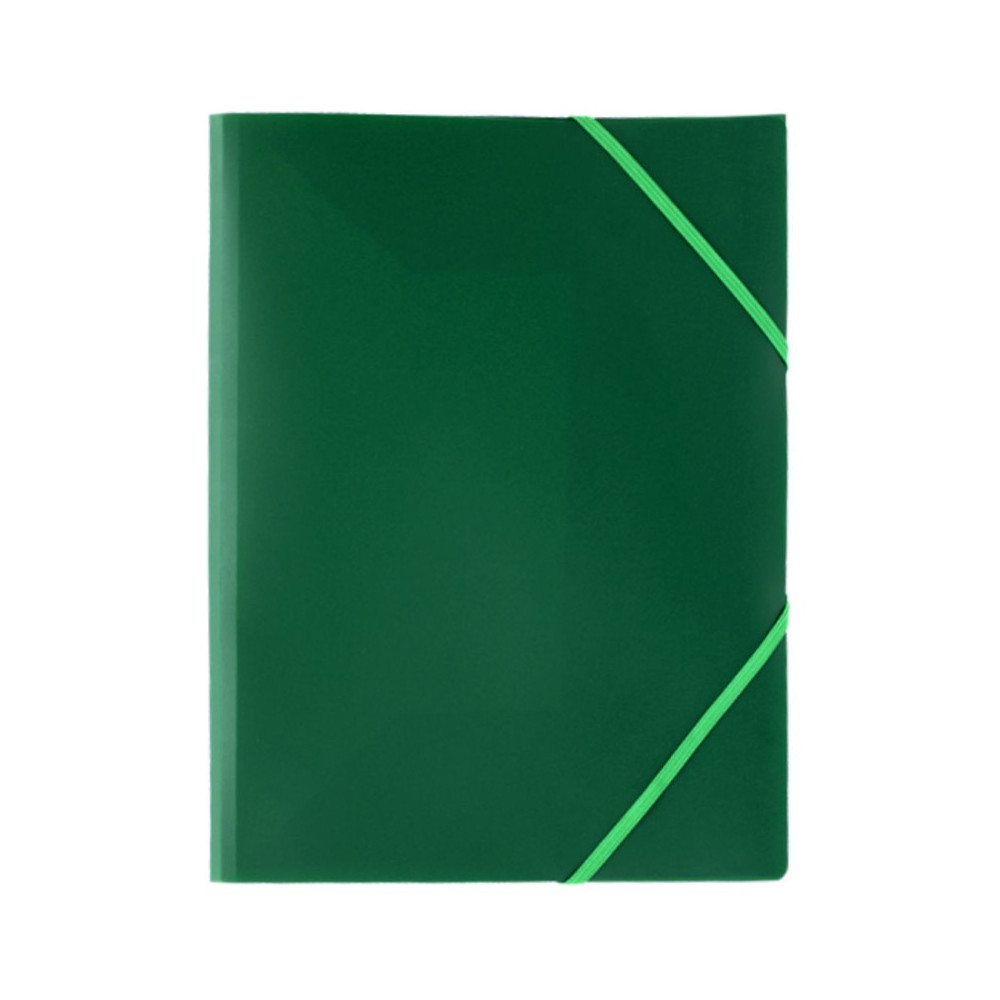 Chemise 3 Rabats à Elastique PP ESSENTIEL 25 MM / Vert
