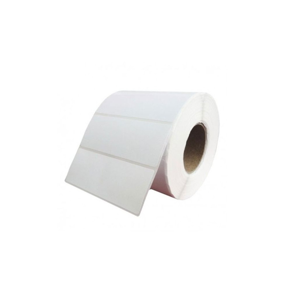 5x Rouleaux de 2000 étiquette Matte 40x 20 mm / Blanc
