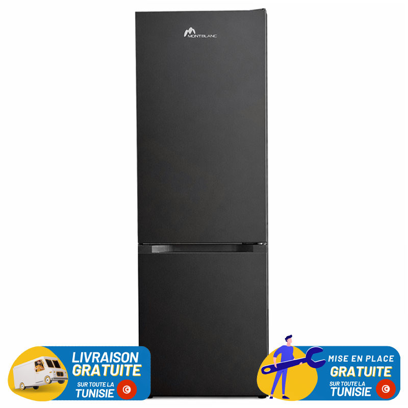 Réfrigérateur Combiné MONTBLANC Less Frost Combiné 300 Litres / INOX
