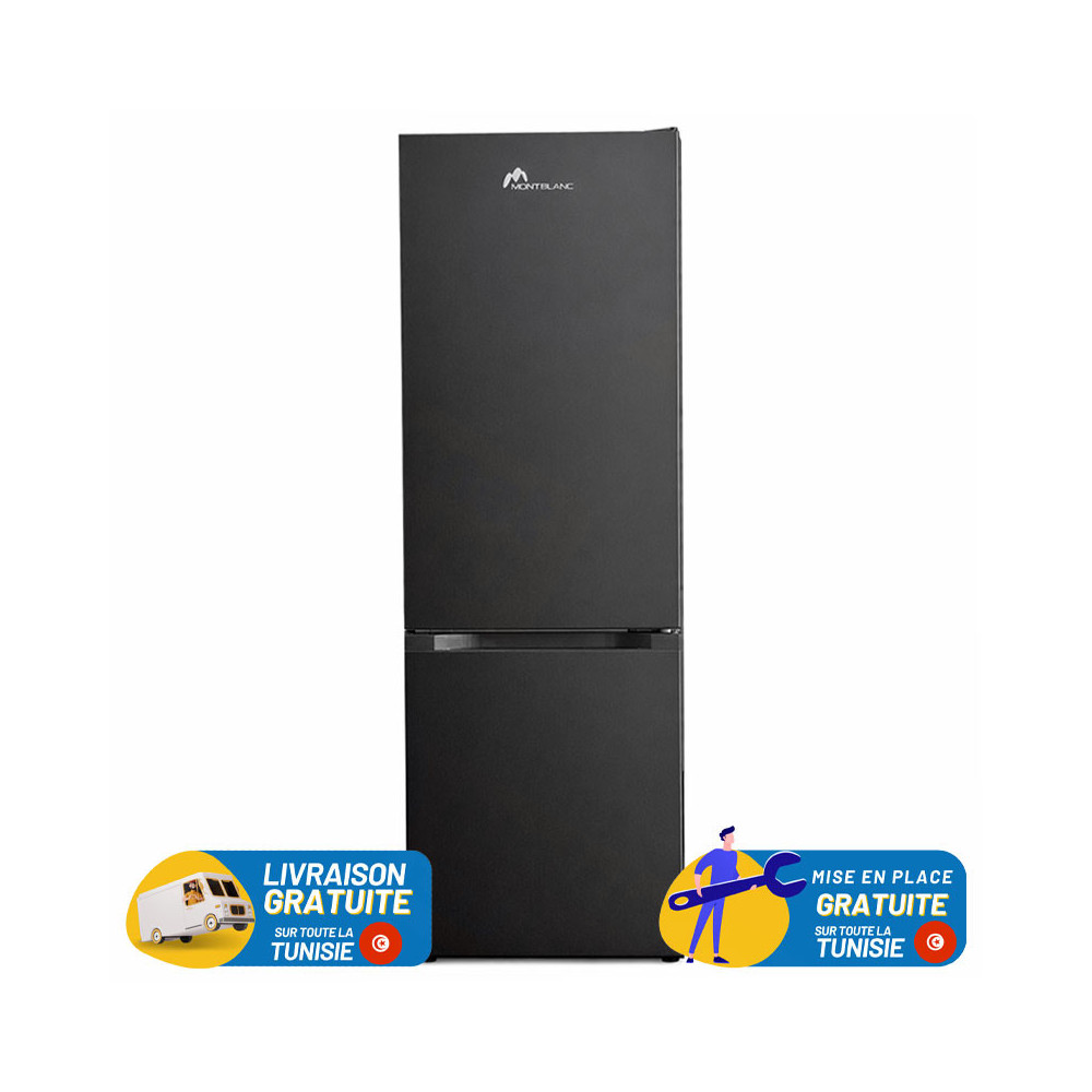 Réfrigérateur Combiné MONTBLANC Less Frost Combiné 300 Litres / INOX