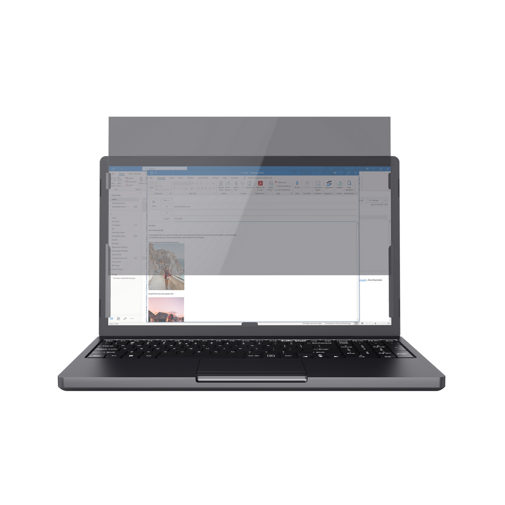 Filtre de confidentialité TRUST Primo pour ordinateur portable 15.6" / Noir