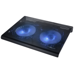Refroidisseur TRUST AZUL Pour Pc Portable 15.6" Éclairage bleu / Noir