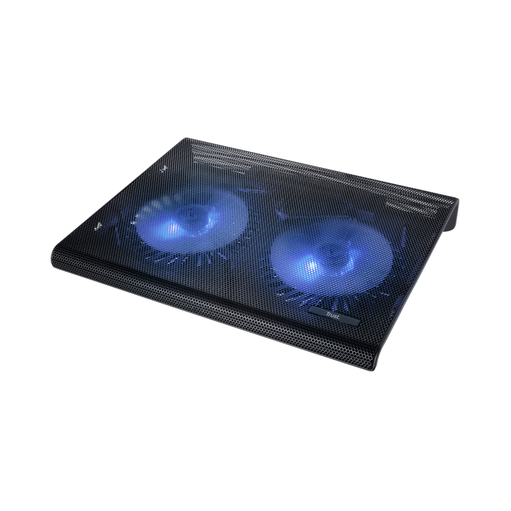 Refroidisseur TRUST AZUL Pour Pc Portable 15.6" Éclairage bleu / Noir