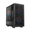 Boîtier Gaming Moyen Tour DeepCool MATREXX 40 3FS / Micro-ATX / RGB / Avec Ventilateur de processeur DeepCool AK400 ZERO DARK / Noir