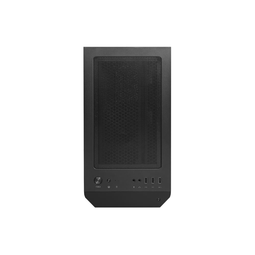 Boîtier Gaming MSI MAG FORGE M100A / Micro-ATX / RGB / Avec Ventilateur de processeur DeepCool AK400 ZERO DARK / Noir