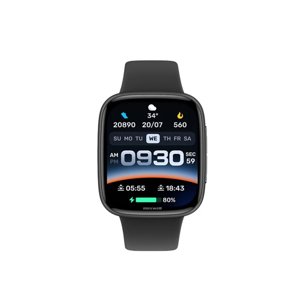 Montre Connectée Maxwell SW20 AMOLED GTX20 / Noir