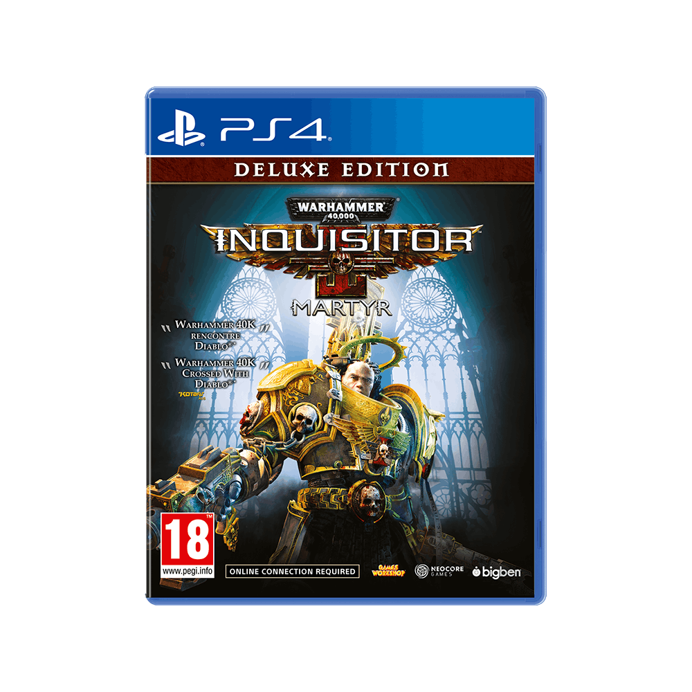 CD de jeux PS4 WARHAMMER 40.000 INQUISITOR - DELUXE EDITION EN/FR